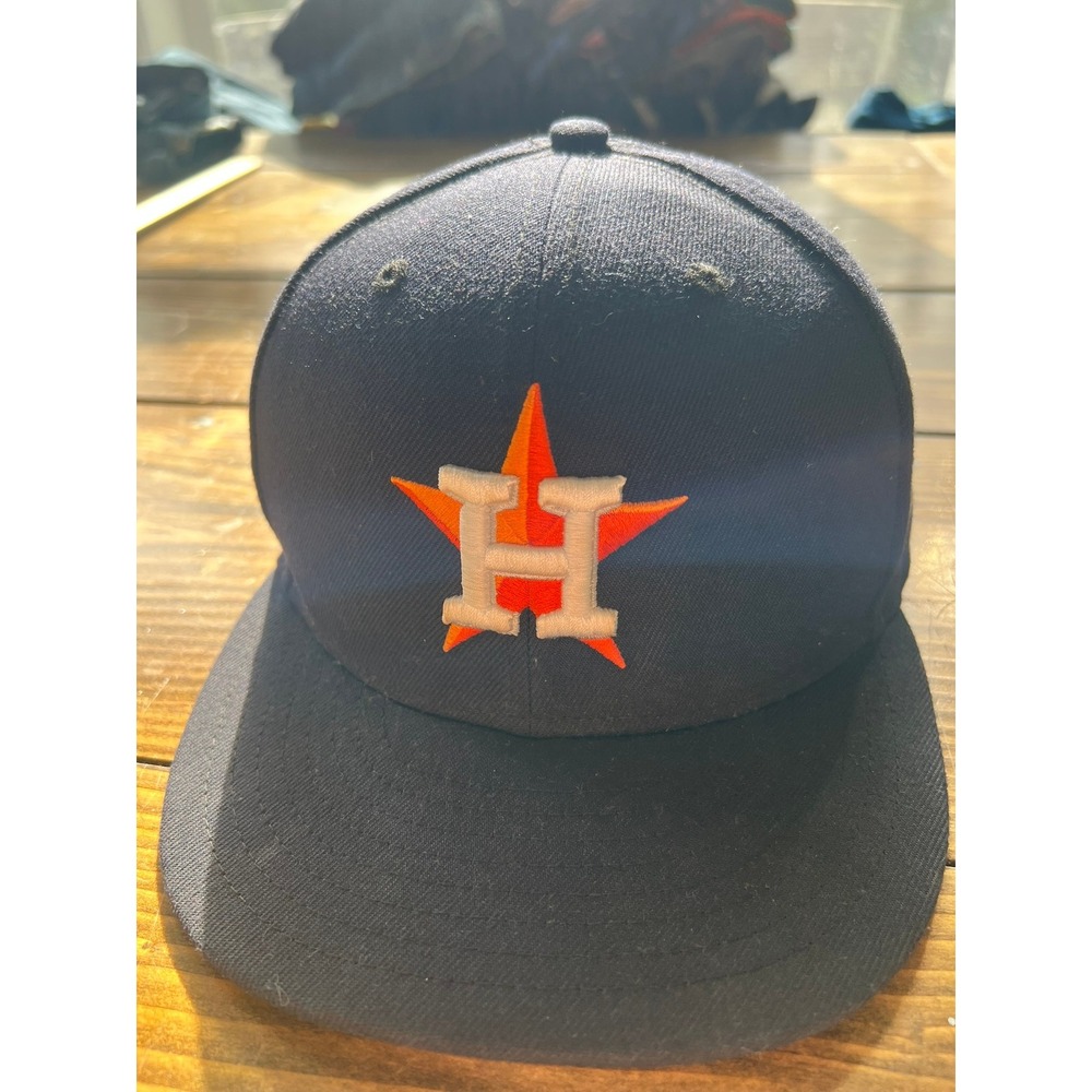 New Era 59FIFTY Houston Astros MLB Authentic Collection Fitted Hat 7 1/4 Navy